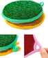 10 Pcs Round Shape Double Side Metallic Scrub Sponge, Dish Pad Cleaner Balls