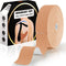 Pro Kinesiology Tape Precut Bulk, 115Ft Athletic Tape for Muscle Pain Relief, 140 Precut Strips