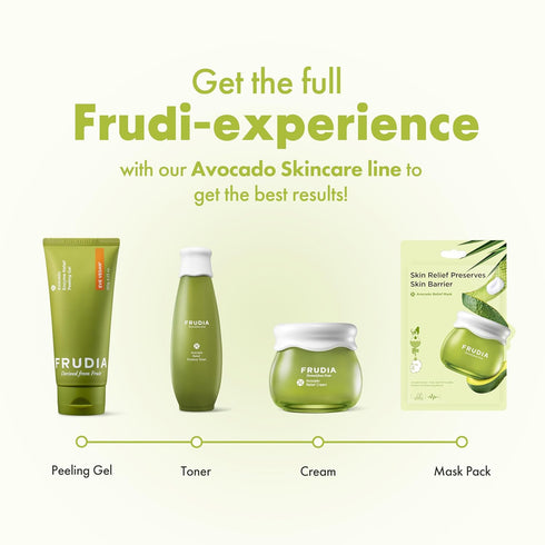 WELCOS FRUDIA Avocado Relief Essence Toner, Calming for Face with Avocado Extract, 6.59 fl oz