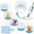 Set, 4 Pack 4 STM-500, STM-700 Reusable Steam Mop Pads Steam Mop Pads & Universal Microfiber Cloths, Compatible