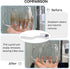 OSHPPKEL 9 Pack Set, Set Crevice Cleaning Brush Hard Bristle Detail Brush for Deep Cleaning Kitchen, Bathroom, Grout