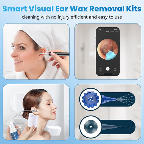 Ear Wax Removal Kit - Ear Cleaner with Camera - 1080HD Tool for Effective Cleaning of Ear Wax Build-Up