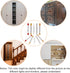 uxcell Furniture Repair Crayons - 5Pcs Linen White Wood Wax Filler Stick for Touch Up on Scratches