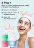 I DEW CARE Wash-off Masks with Headband Set - Scoop Party | Gift Set with Hyaluronic Acid, Skincare Essentials,