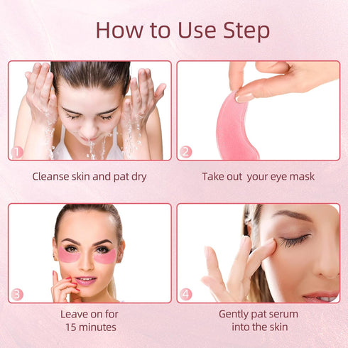 Under Eye Patches, 40 Pairs Eye Mask for Dark Circles, Puffy Eyes, Wrinkles, Eye Treatment Skin Care for Men & Women