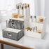 Makeup Organizer with Clear Drawers, Large Capacity Plastic Skincare Organizer for Vanity and Countertop, Gray Drawer