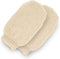 GUARD&MARINE Natural Hemp Shower and Bath Gloves, Washcloth for Body Cleansing and Exfoliation, Set of 2 Mitts