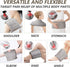 Microwave Heating Pad with Washable Cover, 7x16" Moist Heat Pad for Neck, Shoulder, Cramps, Back Pain Relief