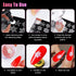 Nail Art Stamper, Clear Silicone Stamping Jelly with Scraper, Transparent Body, DIY Nail Decor, Home Manicure Tool