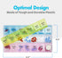 Weekly Pill Organizer - 21 Day Pill Planners for Vitamins, Pills & Medication, Easy to Read & Travel Friendly
