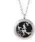 Aromatherapy Essential Oil Diffuser Necklace, Stainless Steel 30MM Magnetic Locket with Refill Pads