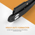 Utopia Care Professional Straight Razor for Men - Barber Safety Razor with 100 Pack Blades, Black