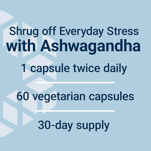 Life Extension Optimized Ashwagandha | 60 Capsules | Vegetarian, Gluten-Free, Non-GMO Stress Management Supplement