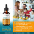 Liquid Probiotic for Women, Men & Kids, USDA Organic Acidophilus Probiotic Liquid & Alfalfa Blend