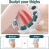 Qkiky Cellulite Massage Tool Cellulite Roller for Legs/Thighs/Body, Lymphatic Drainage Massager Anti Cellulite Smooth