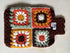 YDMZZB Pattern,2L Crochet Hot Water Bottle Cover,Granny Square Crochet Only Cover Bag (Rainbow Sunflower)