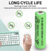 Zsolarigt 300mAh 1.2V 10 Pack,1.2 Ni-Mh AA Solar Light Rechargable Batteries Volt Double A Battery for Outdoor Garden