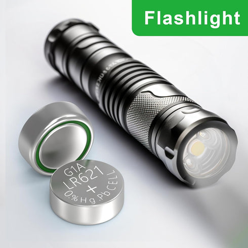 SR621SW Watch Battery 10 Pcs, AG1 Alkaline Coin Button Cell Battery, 1.5V LR621 Green Battery