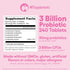 Natural Foundation Supplements 240 3 (240, Vaginal Probiotics Supplement Supports PH Balance & Intimate Flora Tablets