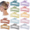 Sisiaipu 3.5 Inch Square and Rectangular Hair Clips, 12 Pcs Claw Clips for Thick and Thin Hair