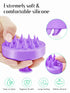 HEETA Scalp Massager Hair Growth, Soft Silicone Shampoo Brush for Exfoliation and Dandruff Removal