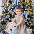 Jumbo Glitter Cheer Bow Clip, 7 Inch Large Sequin Hair Bow with Tails for Girls Teen Softball Cheerleader Outfit