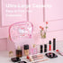 Cosmetic Big Makeup Bag - Kitty Cat Toiletry Bag for Women - Lady Gift Valentine's Day Gift (HappyTime-3PCS)