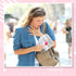 Hillban 2 Pcs Medicine Bag, Chenille Letter Preppy Clear Makeup Meds Travel Bag, PVC Transparent Cosmetic Pouch Set