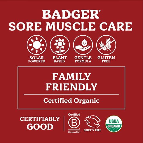 Badger Ginger Massage Oil, 100% Organic, 4 fl oz Glass Bottle, w/Arnica Oil & Cayenne for Deep Tissue Relief
