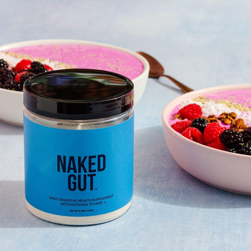 NAKED Gut Daily Gut Health Supplement, 40 Servings for Digestive Support, Vegan & Hypoallergenic