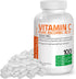 Vitamin C 1000 mg Premium Non-GMO Ascorbic Acid, 100 Tablets - Supports Immune System and Antioxidant Protection