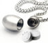 Pill Holder Necklace Nitro Pill Case, Titanium Waterproof Pill Container Necklace for Men Women, Small Pill Box with
