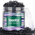 Teenitor 2000pcs Black Hair Rubber Bands, Soft Elastic Hair Ties for Kids Girls Hair Braids
