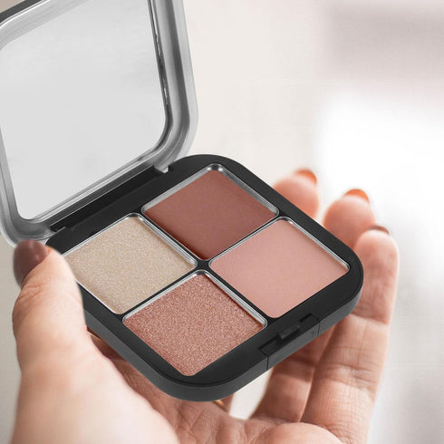 Beaupretty Empty Lipstick Palette, Magnetic Eyeshadow Palette with Mirror, Makeup Foundation Blush Container for Women