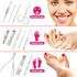 Manicure Set Pedicure Kit, 12 Pcs Stainless Steel Grooming Set with Luxurious Travel Case for Men and Women
