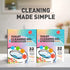 Simple Life Toilet Bowl Cleaner Gel, Fresh Flower Toilet Gel Stamp, Stops Limescale and Stains, 64 Stamps Variety Pack