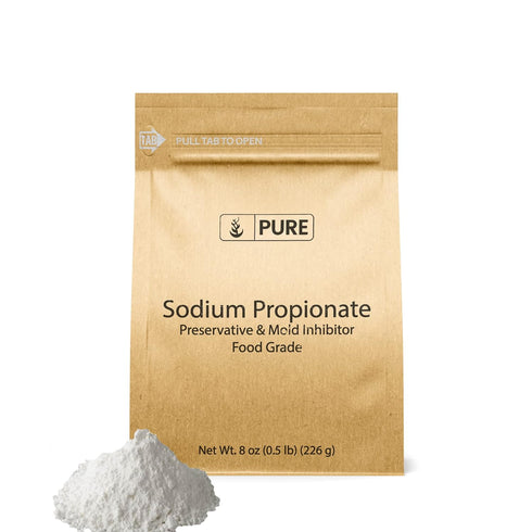 Sodium Propionate (8 oz) Preservative & Mold Inhibitor, Food Grade: Pure Original Ingredients