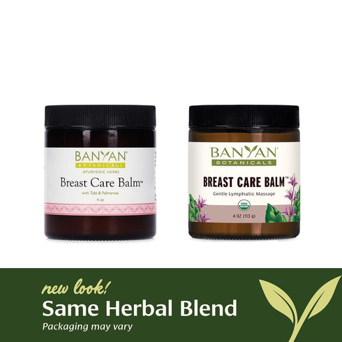 Banyan Botanicals Breast Care Balm – Organic Herbal Salve with Tulsi & Palmarosa for Lymph Massage & Breast Health (4