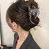 Spider Metal Hair Claw Clips, 1Pcs Alloy Hair Clip for Punk & Y2K-Style Hair Accessories Decorations (Silver Spider)