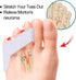 Povihome 10 Pack Pinky Toe Separator and Protectors, Triple Gel Toe Separators