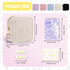 Period Bag for Teen Girls, Corduroy Sanitary Napkin Storage Bag, Fluffy Menstrual Pad PouchTampon Holder for Purse