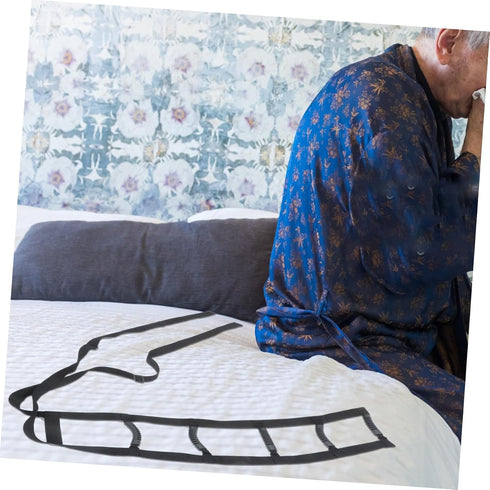 Oxford Bed Ladder with Hand Grips Durable Support Straps for Elderly for Mobility Users Easy to Install and Adjust