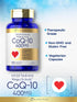 Carlyle CoQ10 400mg Supplement, 90 Count, Vegetarian, Non-GMO, Gluten Free