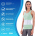 NYOrtho Tapered Abdominal Binder, Firm Compression Wrap for Stomach Support Post Injury or Surgery, 54-60 Inch