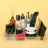 SUNFICON Makeup Tray Organizer - Cosmetic Display Case for Countertop Storage Unit, Washable Crystal Clear Acrylic