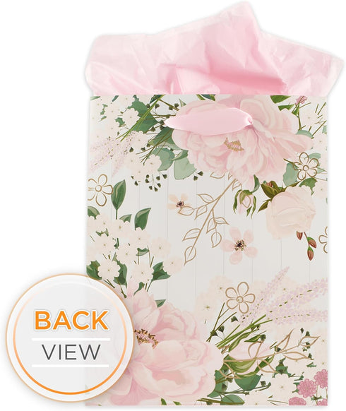 Christian Art Gifts Gift Bag/Tissue Paper Set - For Moms, I Love That You're My Mom, Pink, Medium