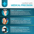 BraceAbility Bariatric Knee Brace 4XL for Large Legs - Plus Size with Side Stabilizers for Arthritis, Patellar