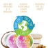 Sweet & Sassy 3 Shampoo Bars - All Natural, Organic, SLS Free, Plastic Free, Safe for Color Treated Hair - Coconut