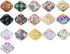 Sigzagor 5 NEW Panty Liners Cloth Menstrual Pads Sanitary Reusable Washable White Assorted Random Prints