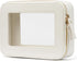 Popvibe Clear Makeup Bag, Travel Cosmetic Case with Zipper, Portable Toiletry Bag for Essentials